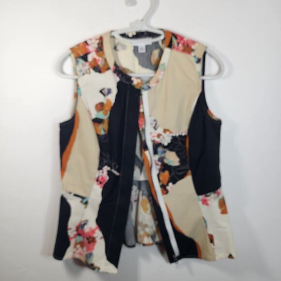 3.1 Phillip Lim Floral peplum, sleeveless, size s, zip front - Picture 1 of 16